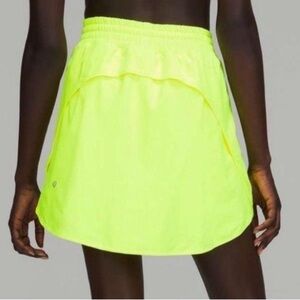 Lululemon Neon Yellow Women's Skirt